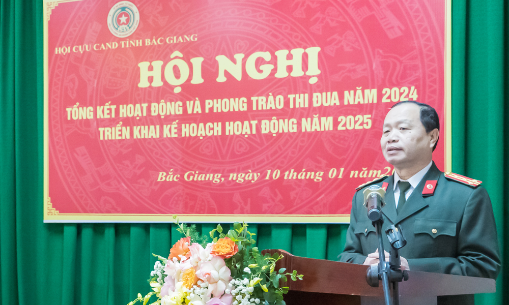  Hội Cựu Công an nhân dân tỉnh Bắc Giang triển khai nhiệm vụ năm 2025